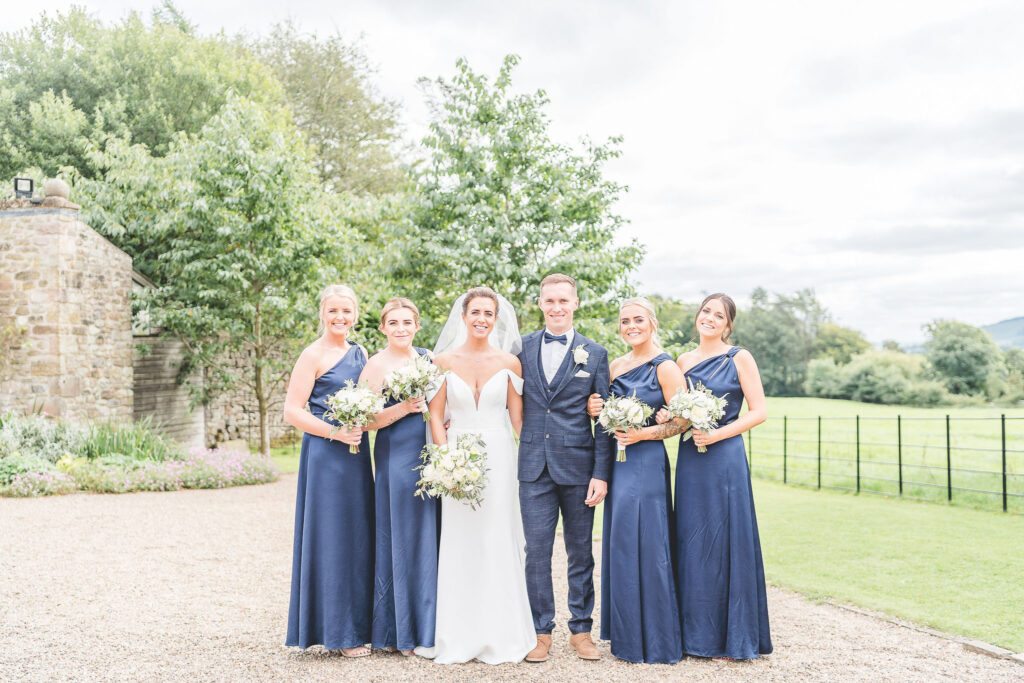 light airy wedding photography at browsholme hall
