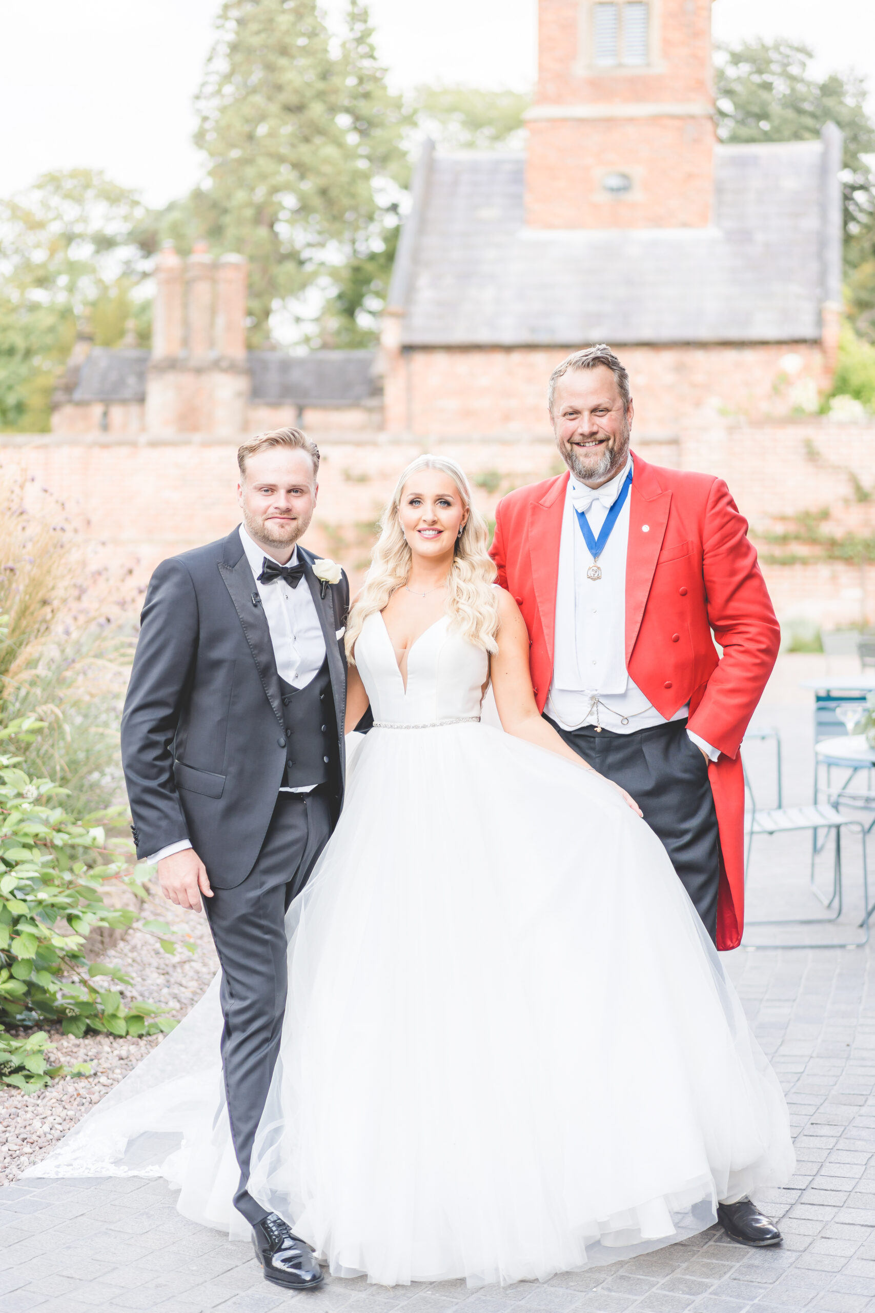 Stefan, The Tall Toastmaster at Dorfold Hall Wedding