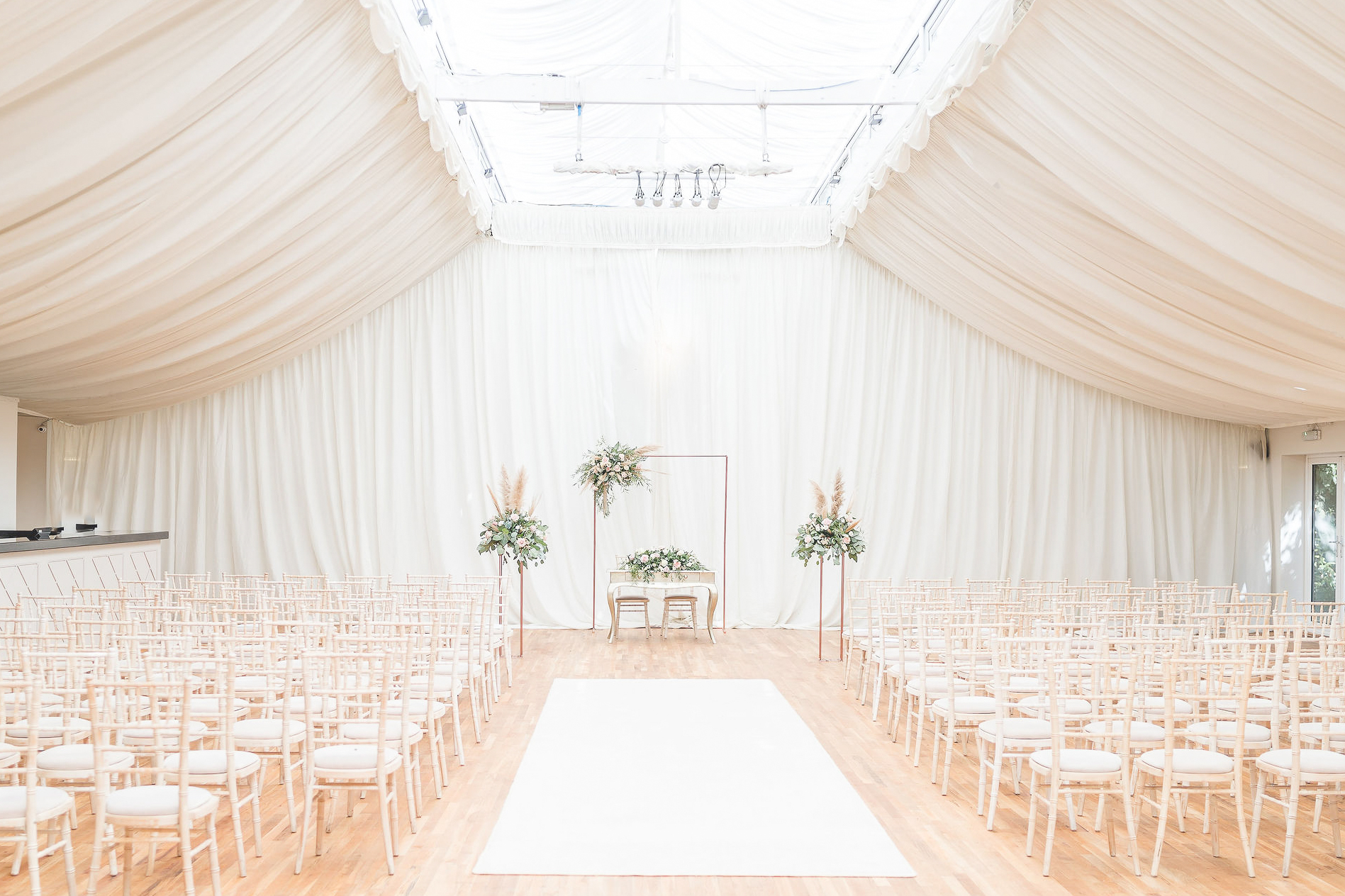 Wrenbury Hall wedding ceremony room